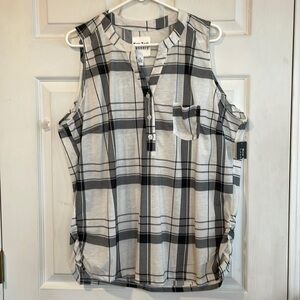 New York Laundry Size 2X Sleeveless Shirt